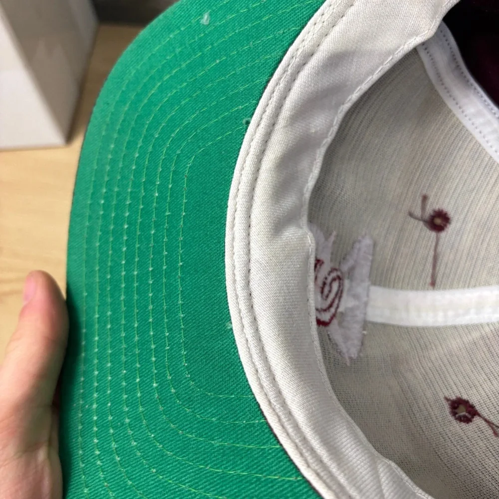 Vintage Florida Hat Cap Snap Back Maroon CS District 16 High School Baseball USA